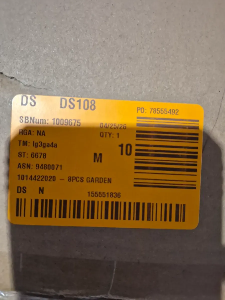 8Pcs Garden Stepping Stones, 15.5 x 15.5 in., Decorative with Stakes, Weather-Resistant Pavers, Outdoor Walkway, Grey - image 2