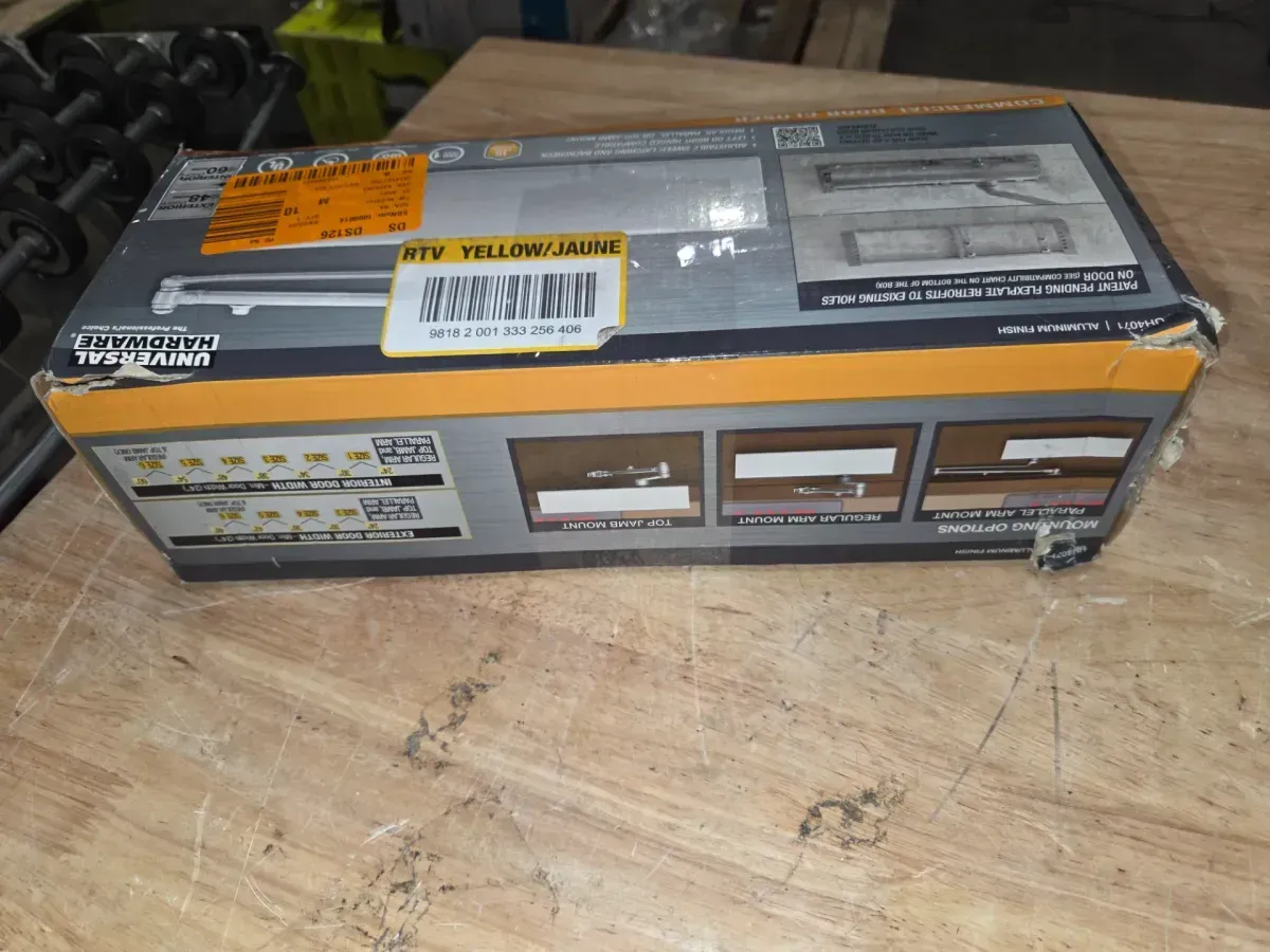 Heavy-Duty All-in-One Aluminum Commercial Door Closer with Flex Plate - image 7