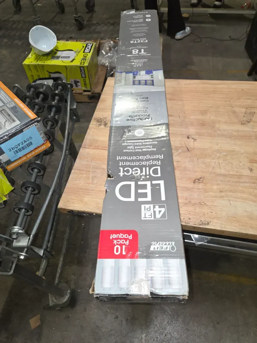 18-Watt 4 ft. T8 G13 Type A Plug and Play Linear LED Tube Light Bulb, Cool White 4000K (10-Pack) - image 4