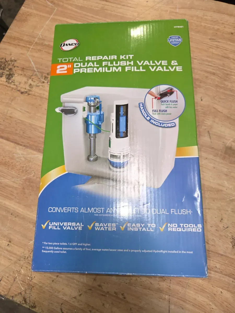 Water-Saving Toilet Total Repair Kit with Dual Flush Valve - image 5