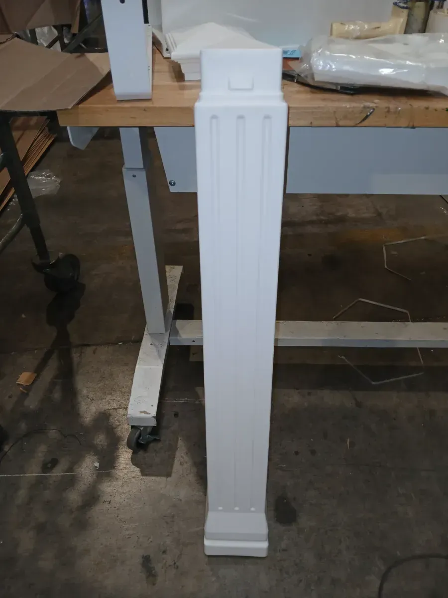 White The Lexington Mailbox and Post Kit - image 3