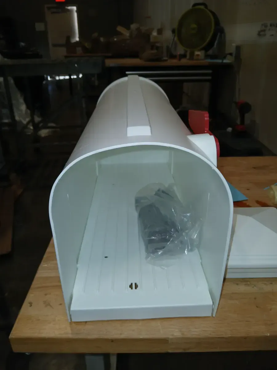 White The Lexington Mailbox and Post Kit - image 7