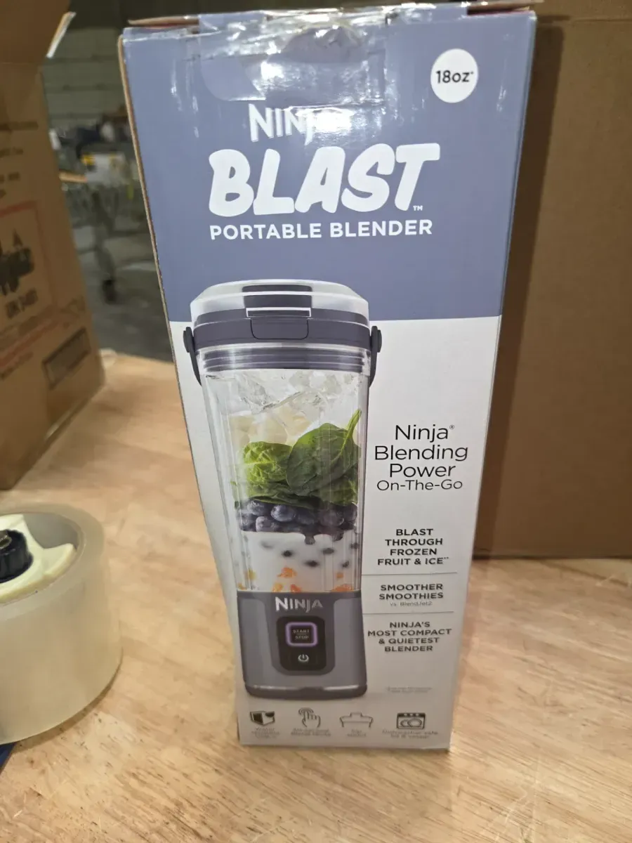 Blast 18 Oz. Single Speed Denim Blue Portable Blender - image 6