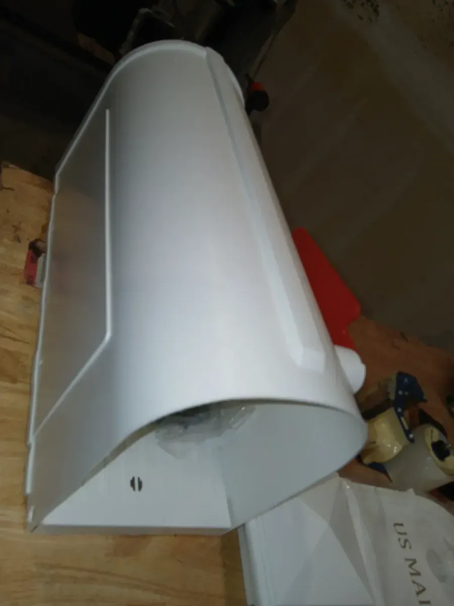 White The Lexington Mailbox and Post Kit - image 9