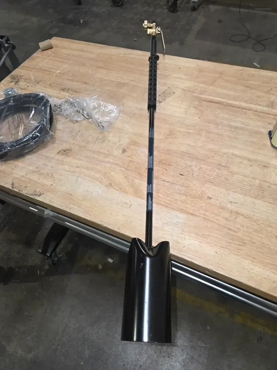 Firestarter Blaze Torch with Adjustable Wide Brush Flame and Spark Lighter and 20 lbs. Empty Propane Tank Combo - image 2