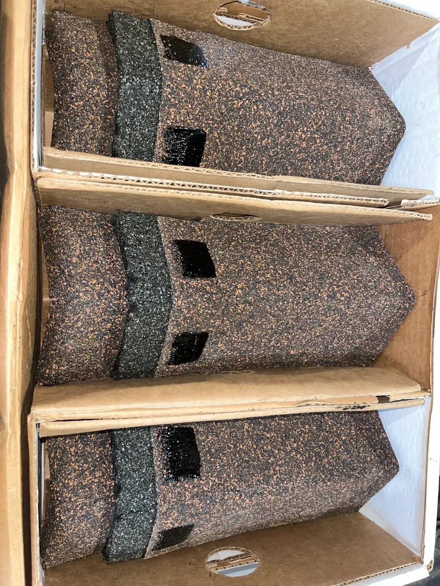 ***Pallet of 10***"DecoRidge Non-AR 8""Asphalt Hip & Ridge Shingles - Limited Warranty Onyx Black / Carbon (1 BD/20 LF)" - image 1