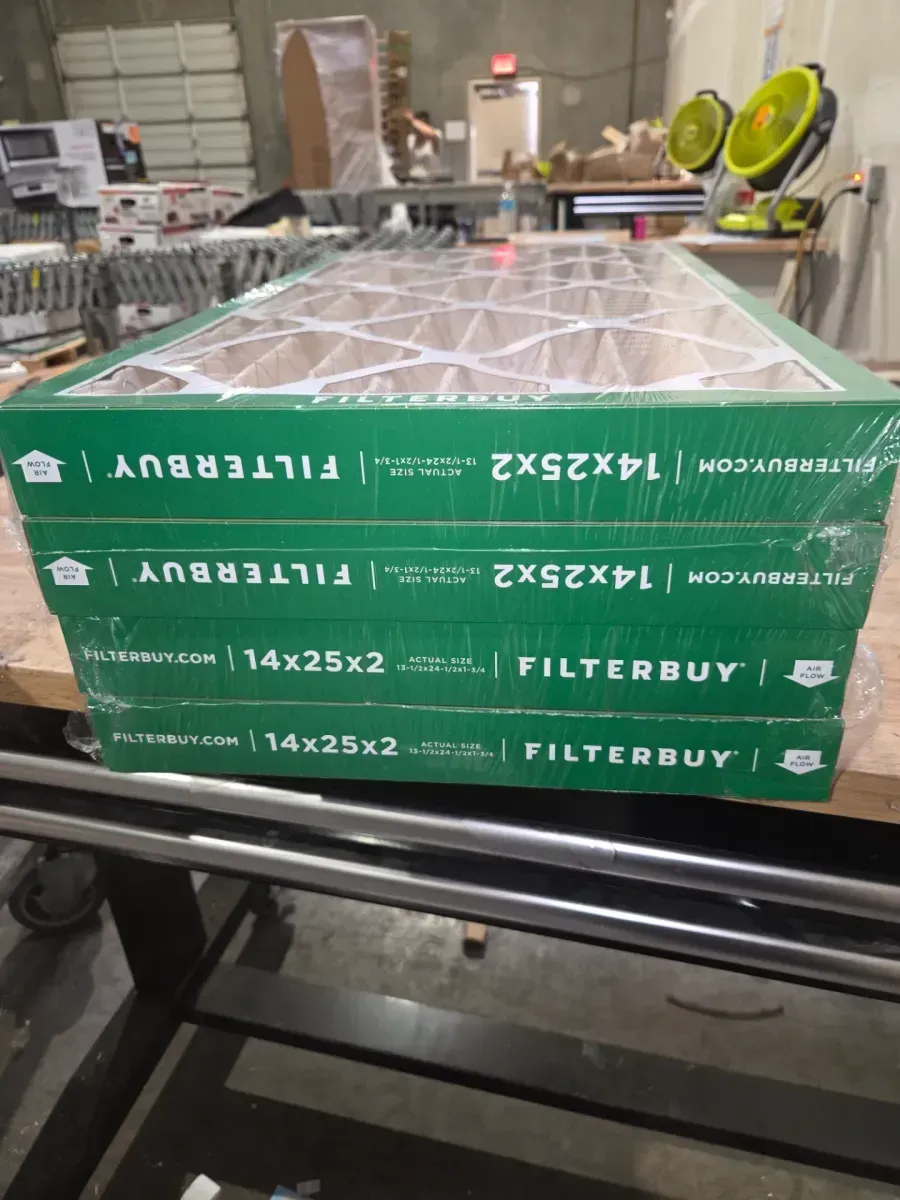 *** pack of 4***14 in. x 25in. x 2 in. MERV 11 (FPR 7) Allergen Defense Pleated HVAC AC Furnace Air Filters Replacement (1-Pack) - image 3