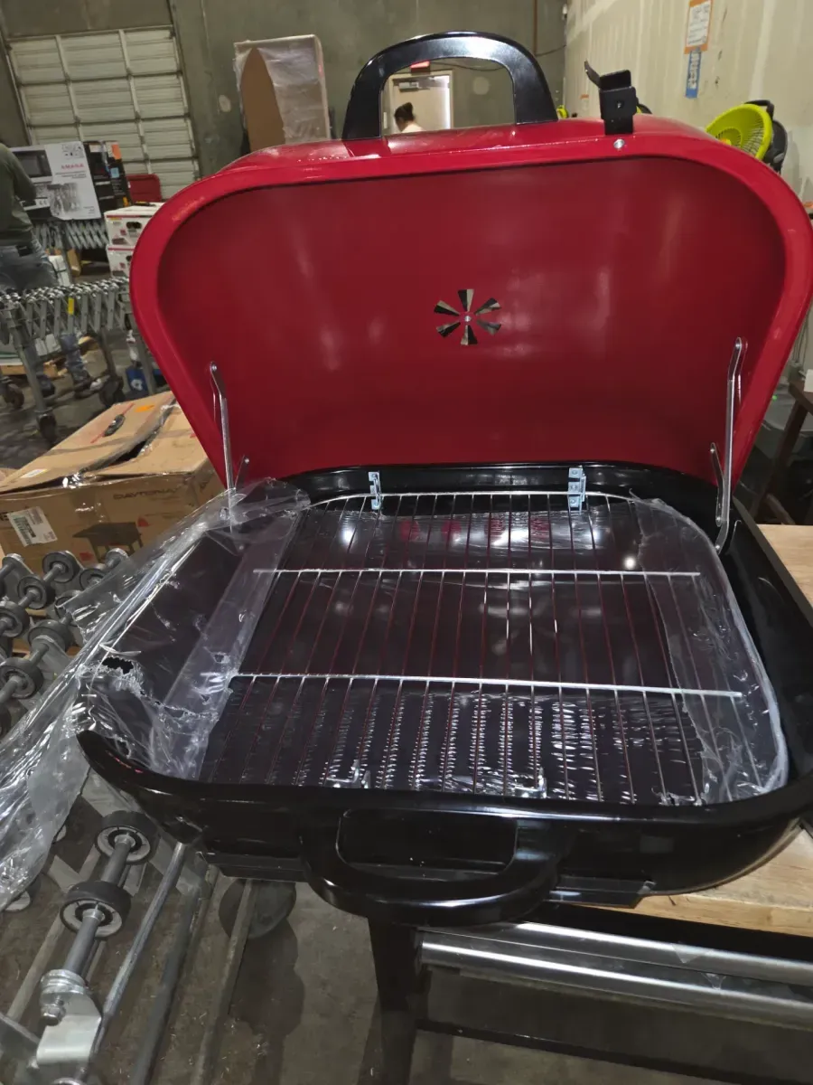 Walk-A-Bout Portable Red Charcoal Grill - image 4