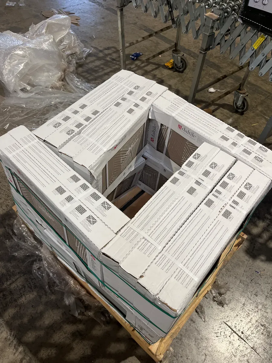 ***Pallet of 24 Cases***(374.4sq. ft. / Cases)Daltile Nova Falls Gray 12 in. x 24 in. Porcelain Stone Look Floor and Wall Tile (15.6) - image 2