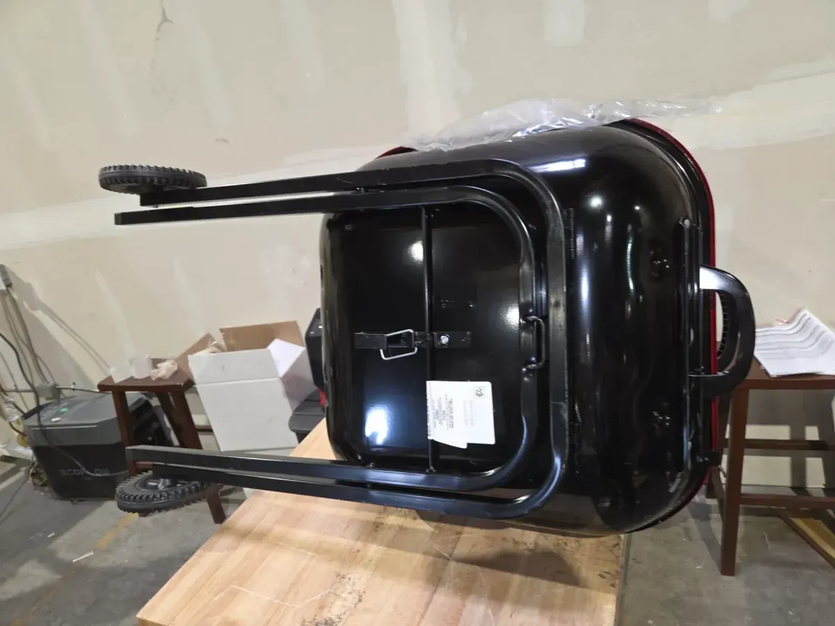 Walk-A-Bout Portable Red Charcoal Grill - image 5