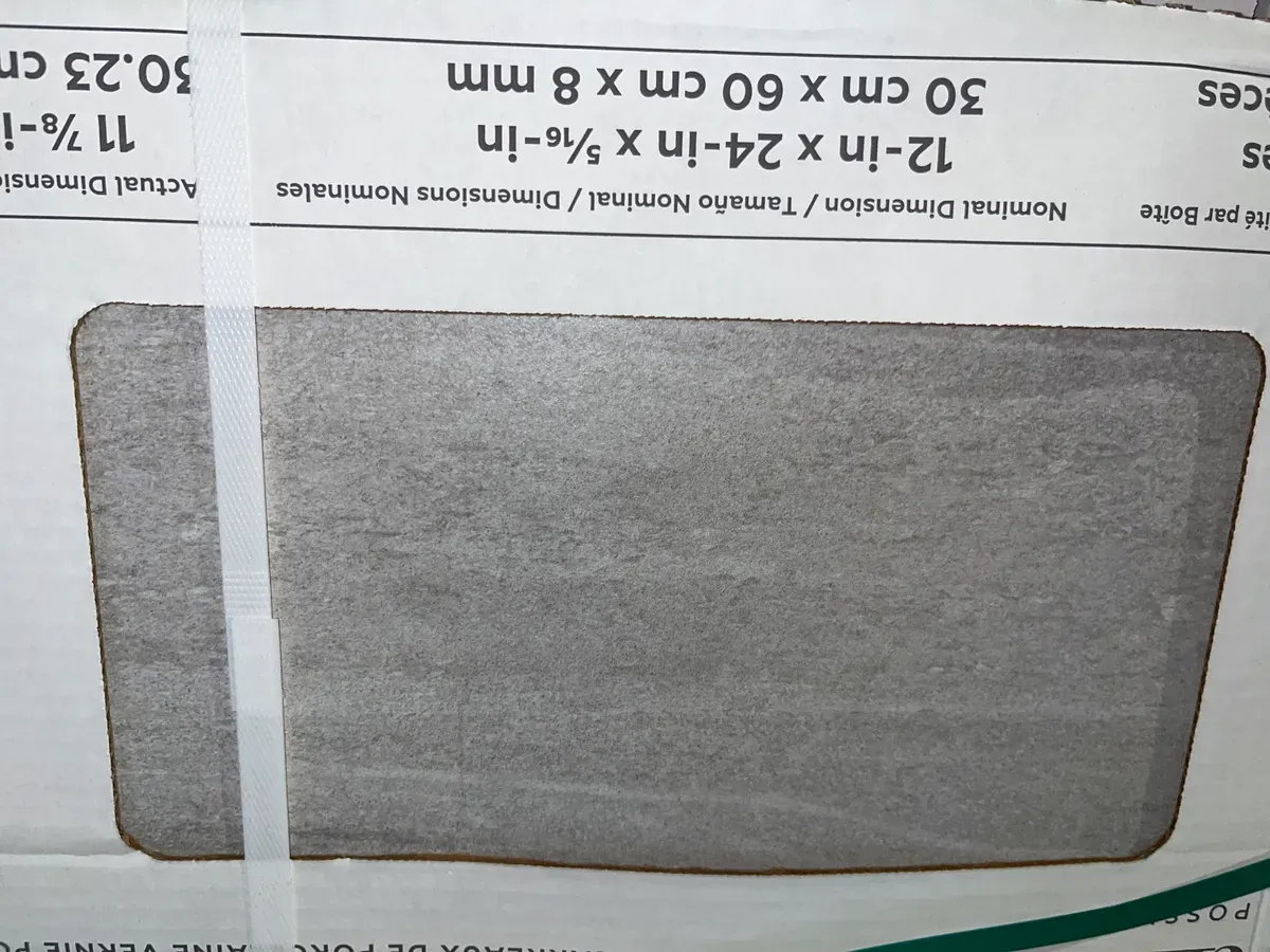 ***Pallet of 24 Cases***(374.4sq. ft. / Cases)Daltile Nova Falls Gray 12 in. x 24 in. Porcelain Stone Look Floor and Wall Tile (15.6) - image 3