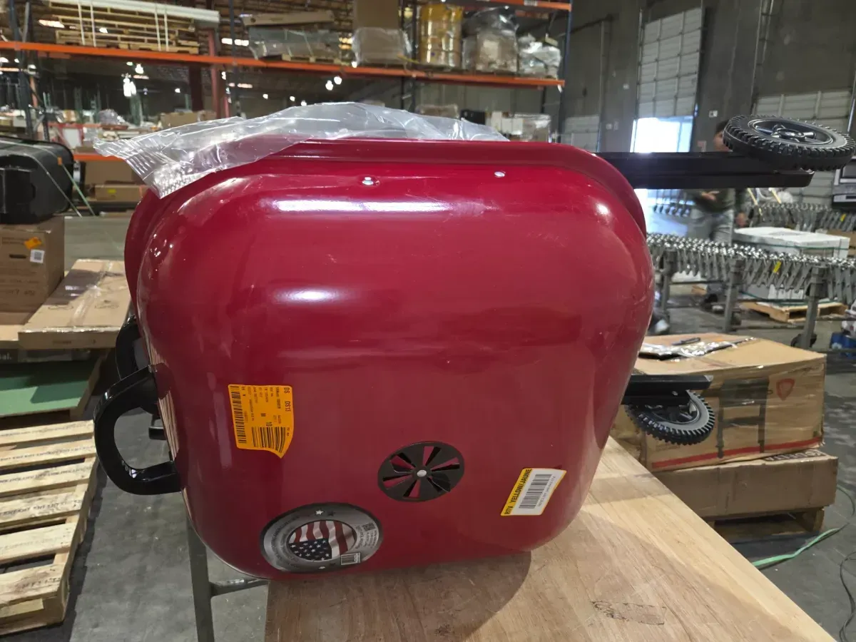 Walk-A-Bout Portable Red Charcoal Grill - image 6