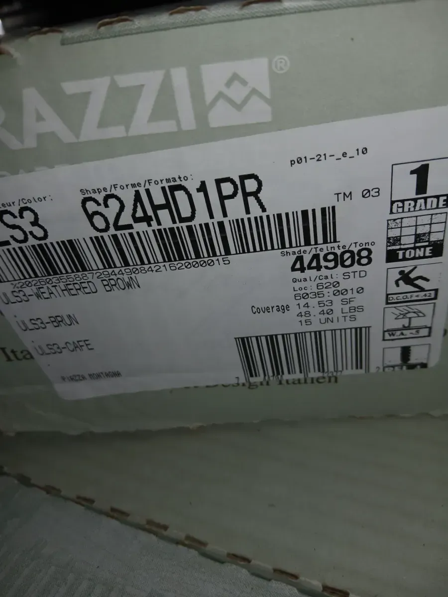 *** Pallet of 7 case (130.77 sq. ft. / case)Montagna Wood Weathered Brown 6 in. x 24 in. Porcelain Floor and Wall Tile (14.53 sq. ft. / case) - image 4