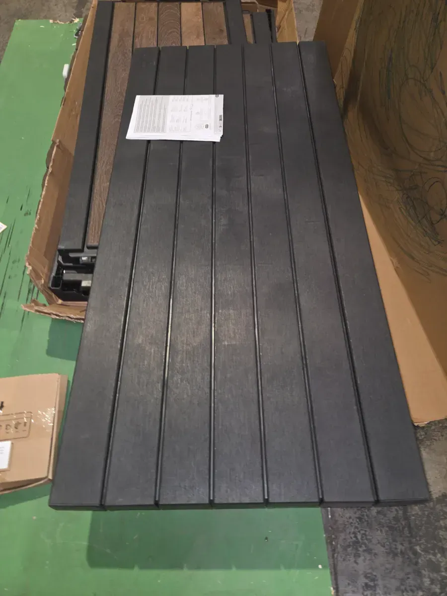 Signature 165 Gal. Weather Resistant Plastic Resin Deck Box in Walnut Brown - image 3