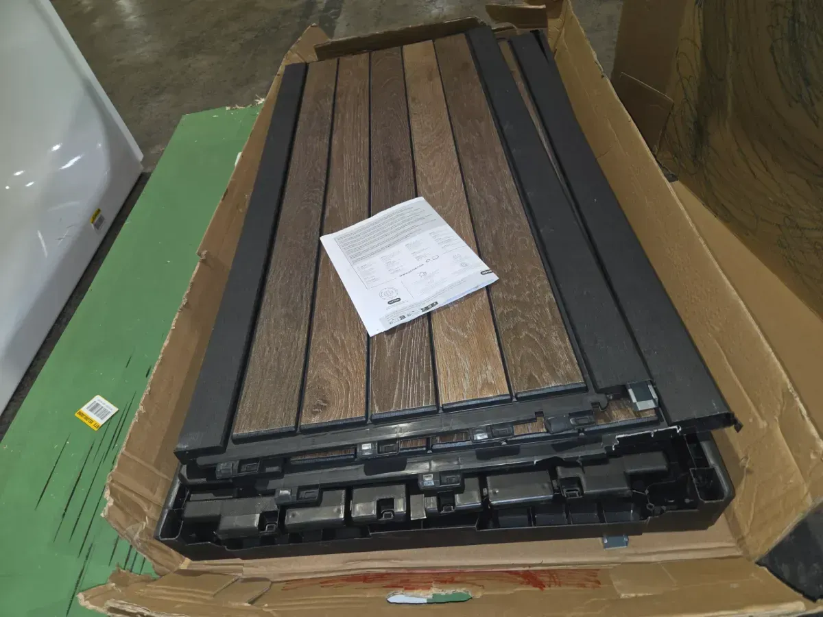 Signature 165 Gal. Weather Resistant Plastic Resin Deck Box in Walnut Brown - image 5