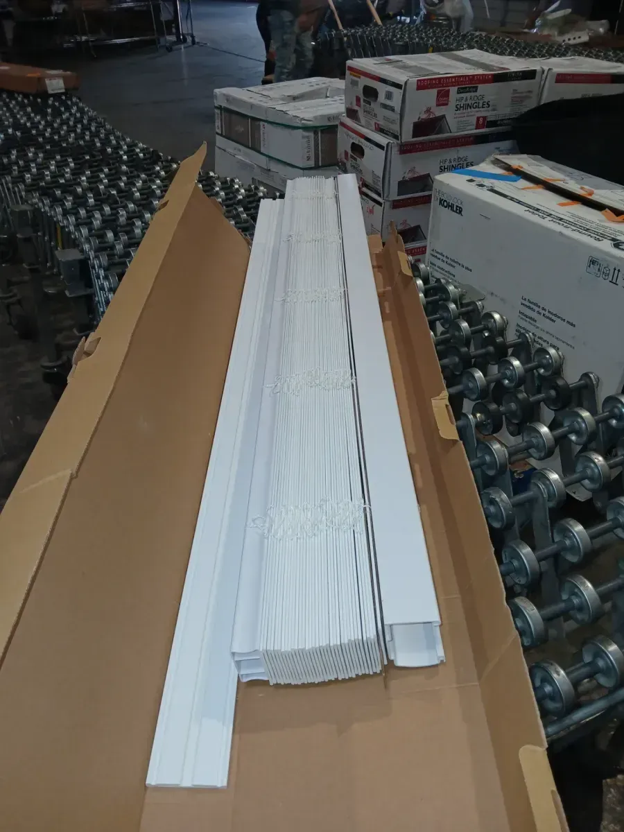 White Cordless Faux Wood Blinds for Windows with 2 in. Slats - 52 in. W x 64 in. L (Actual Size 51.5 in. W x 64 in. L) - image 2