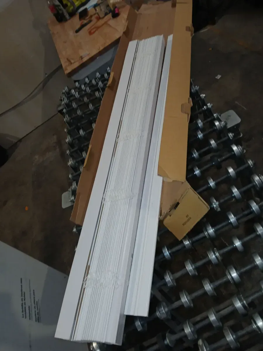 White Cordless Faux Wood Blinds for Windows with 2 in. Slats - 52 in. W x 64 in. L (Actual Size 51.5 in. W x 64 in. L) - image 3