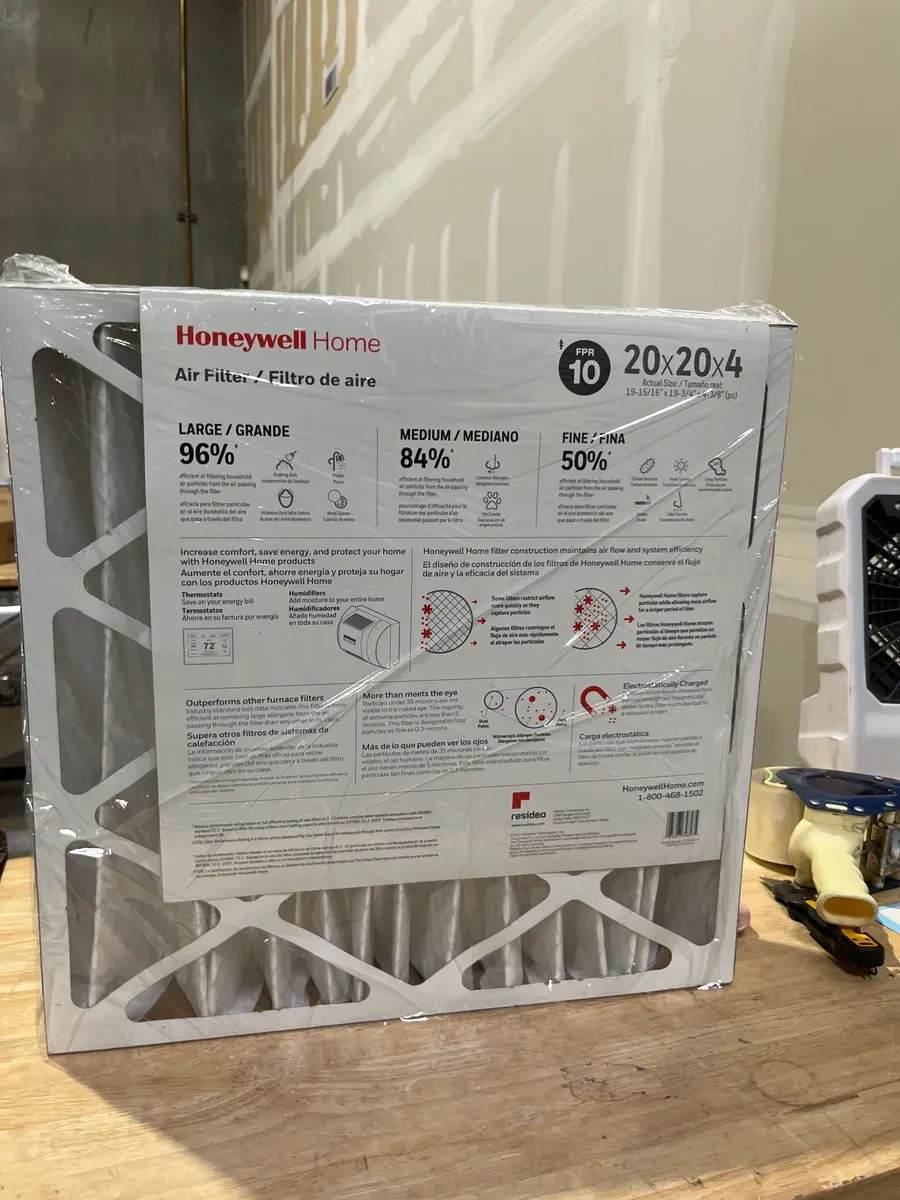 ***Pack of 3***20 x 20 x 4 Pleated Air Filter FPR 10, MERV 12 - image 2