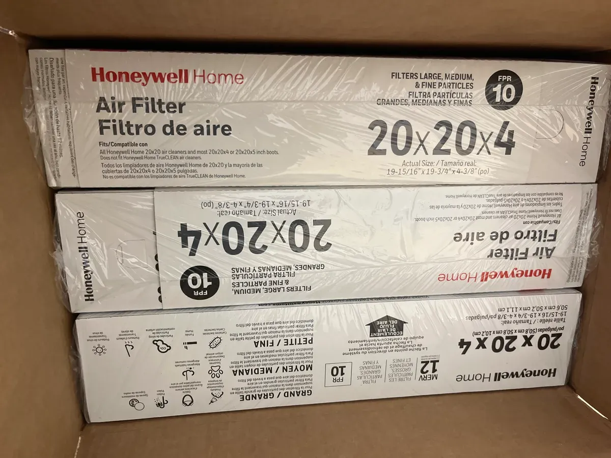 ***Pack de 3***20 x 20 x 4 Pleated Air Filter FPR 10, MERV 12 - image 5