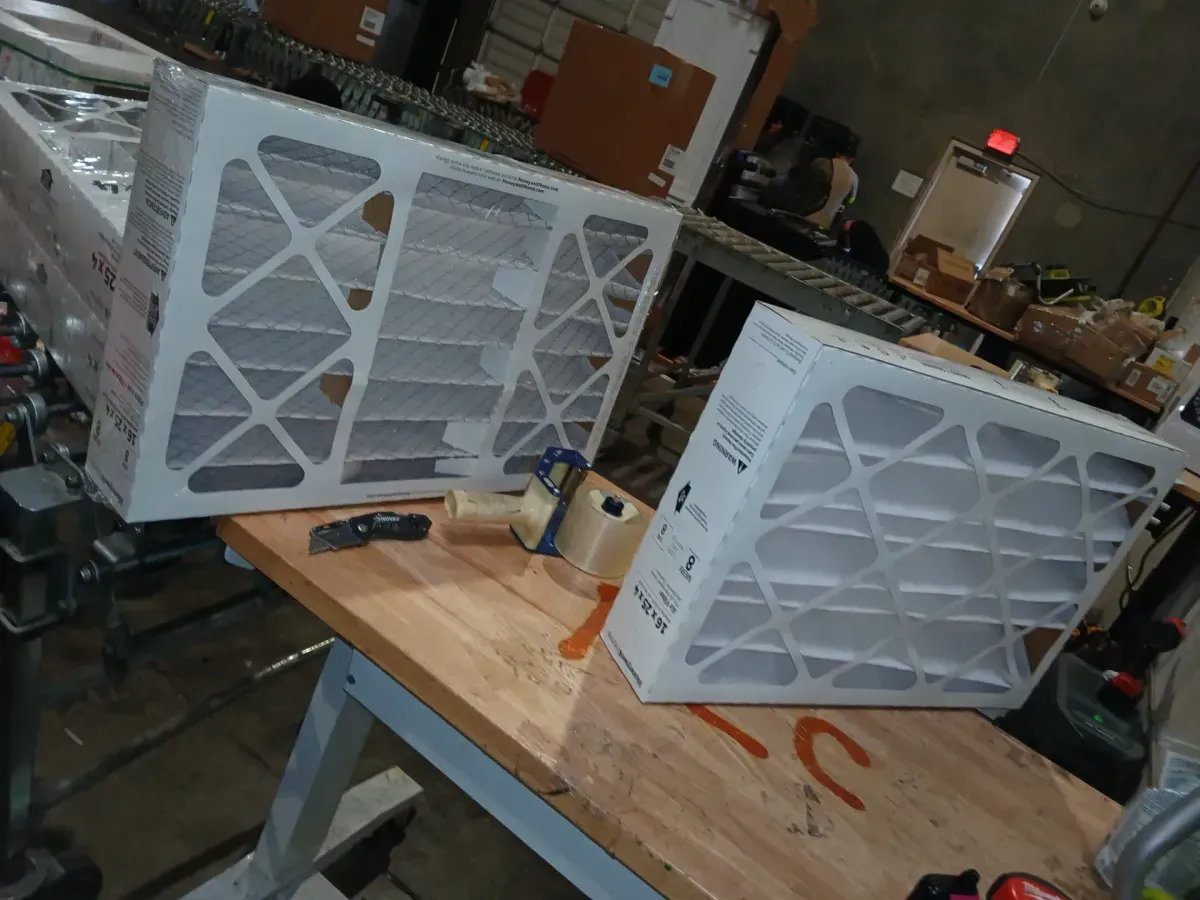 Honeywell Home 16 x 25 x 4 Pleated Furnace Air Filter FPR 8, MERV 8 (2-Pack) - image 1