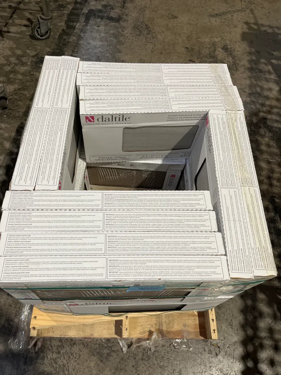 ***Pallet of 20***(312 sq. ft. / Case)Nova Falls Gray 12 in. x 24 in. Porcelain Stone Look Floor and Wall Tile (15.6) - image 7