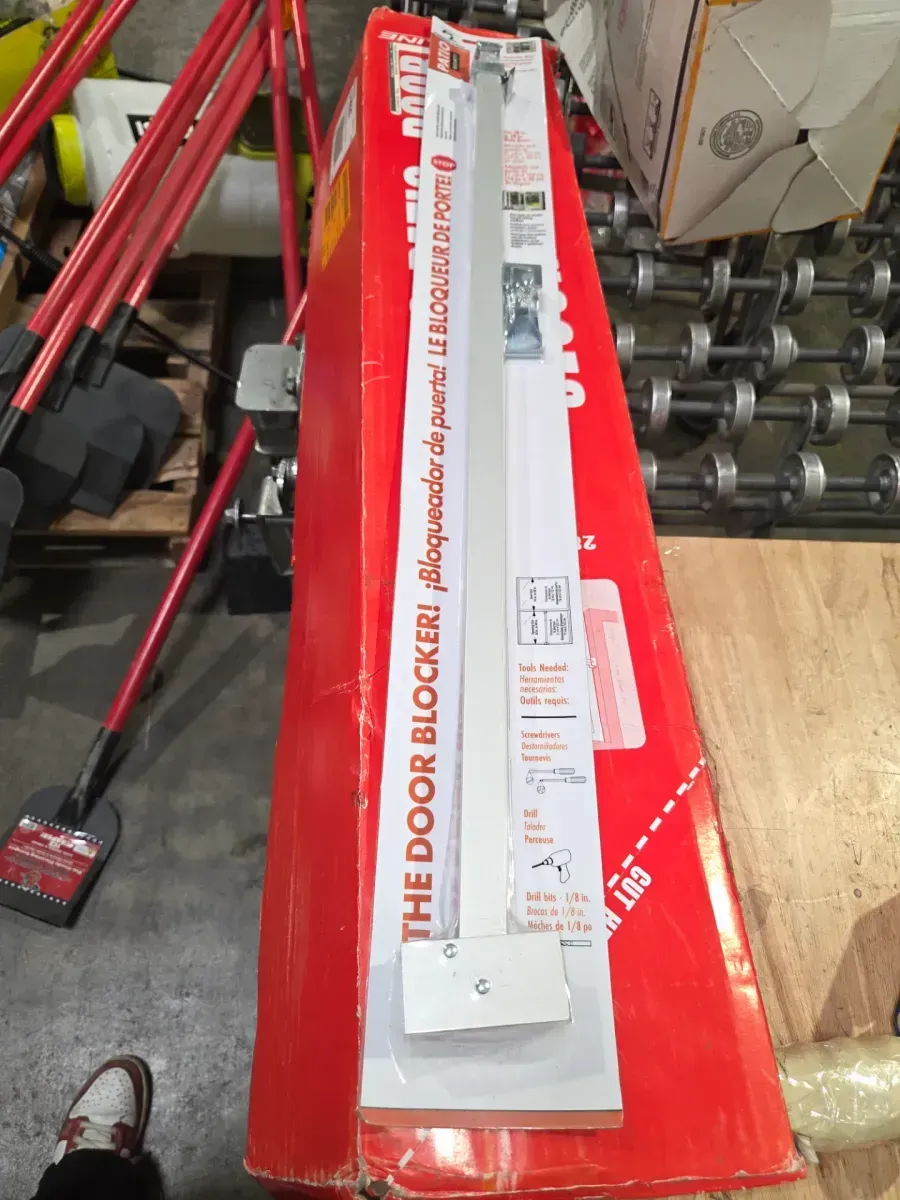 *** pack of 5***Security Bar For Sliding Patio Doors, Adjustable, Aluminum Construction With Aluminum Finish - image 1