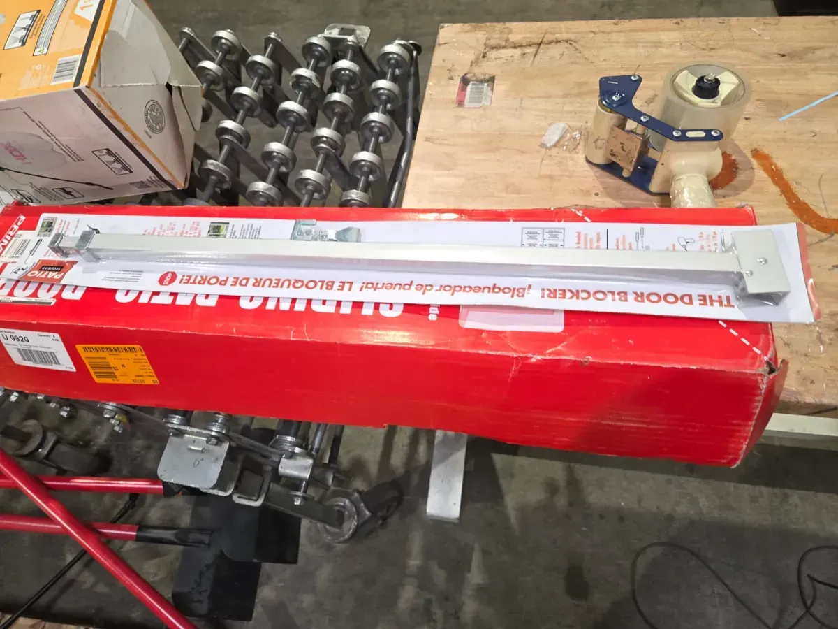 *** pack of 5***Security Bar For Sliding Patio Doors, Adjustable, Aluminum Construction With Aluminum Finish - image 2