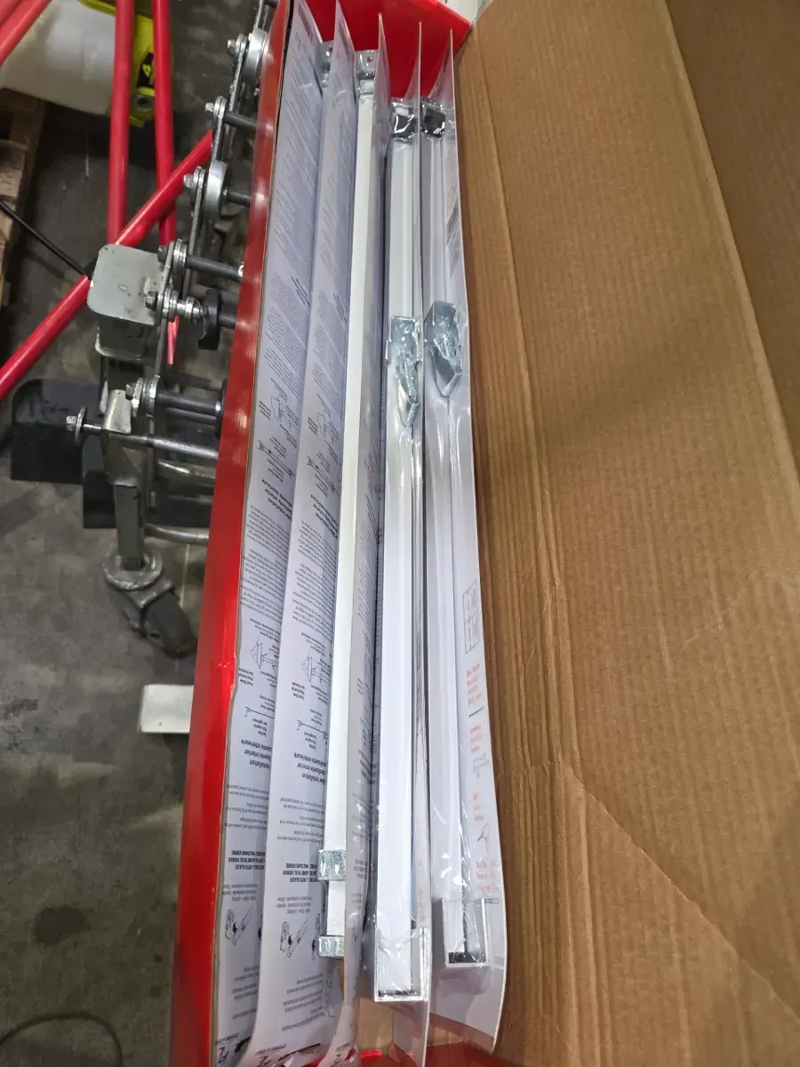 *** pack of 5***Security Bar For Sliding Patio Doors, Adjustable, Aluminum Construction With Aluminum Finish - image 3