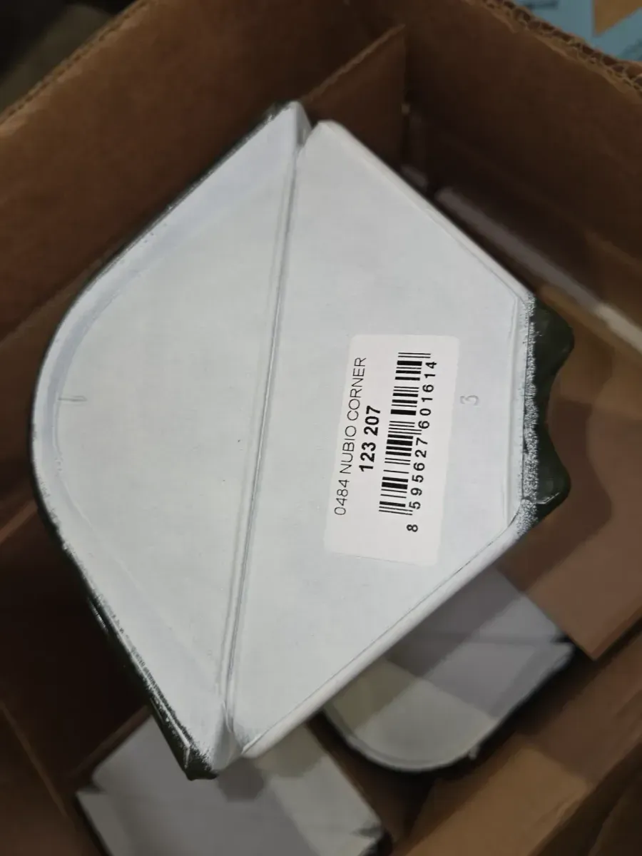 Nubio 4 in. Thick Series 5 x 8 x 4 in. Corner (6-Pack) Wave Pattern Glass Block (Actual 4.9 x 7.75 x 3.88 in.) - image 4