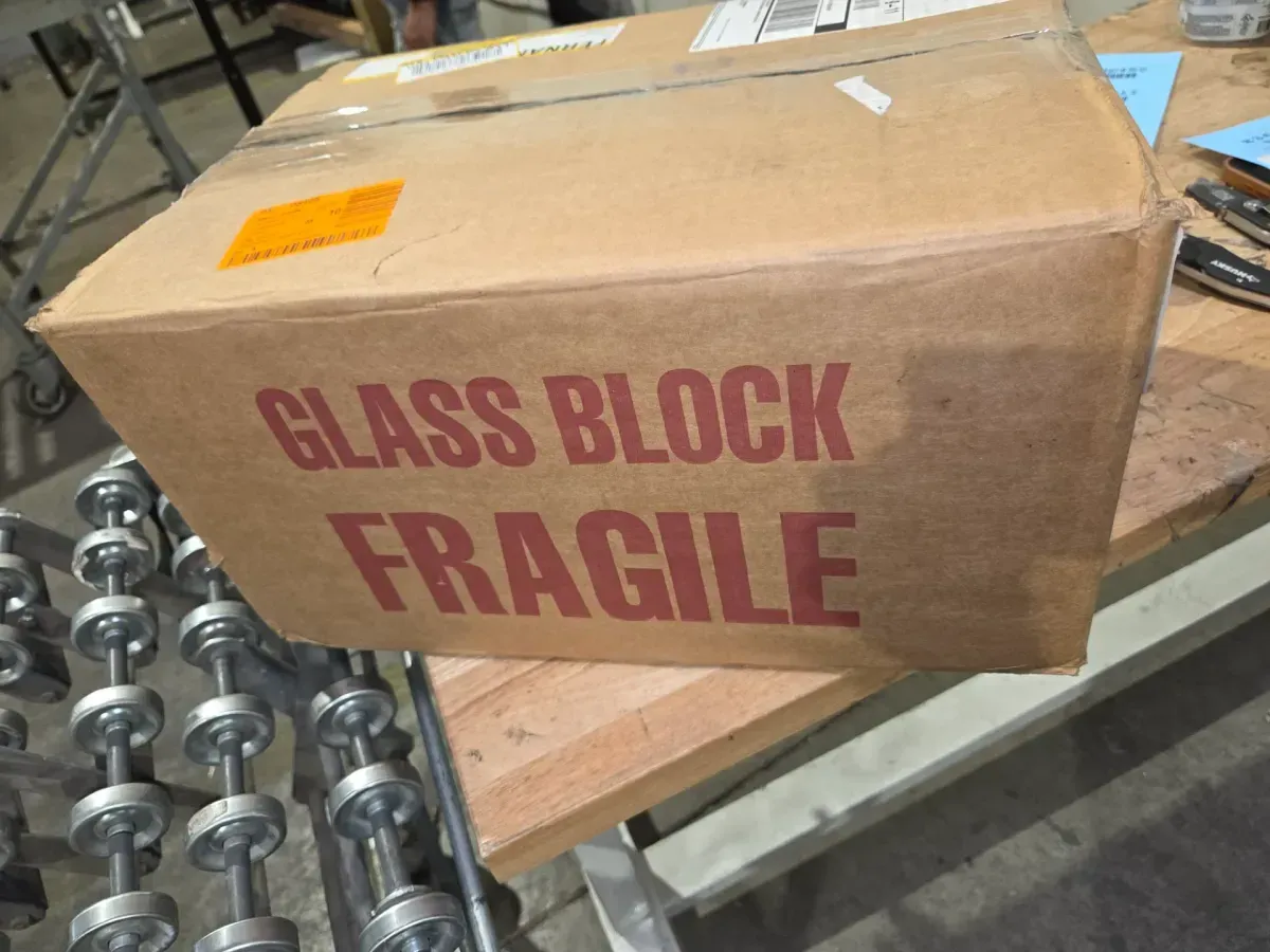 Nubio 4 in. Thick Series 5 x 8 x 4 in. Corner (6-Pack) Wave Pattern Glass Block (Actual 4.9 x 7.75 x 3.88 in.) - image 7