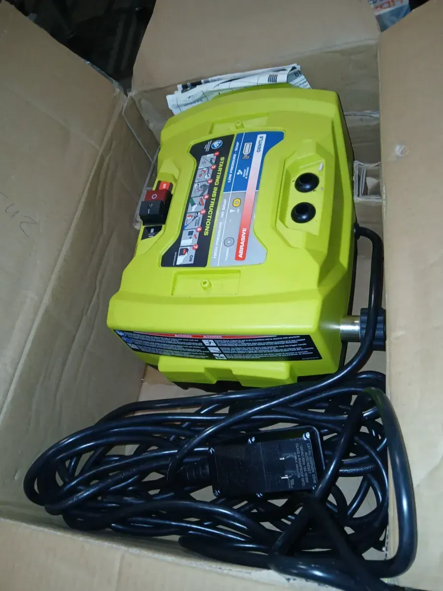 RYOBI 1800 PSI Electric Pressure Washer, 16 oz. Foam Blaster Detergent Refill and 12 in. Surface Cleaner Combo - image 2