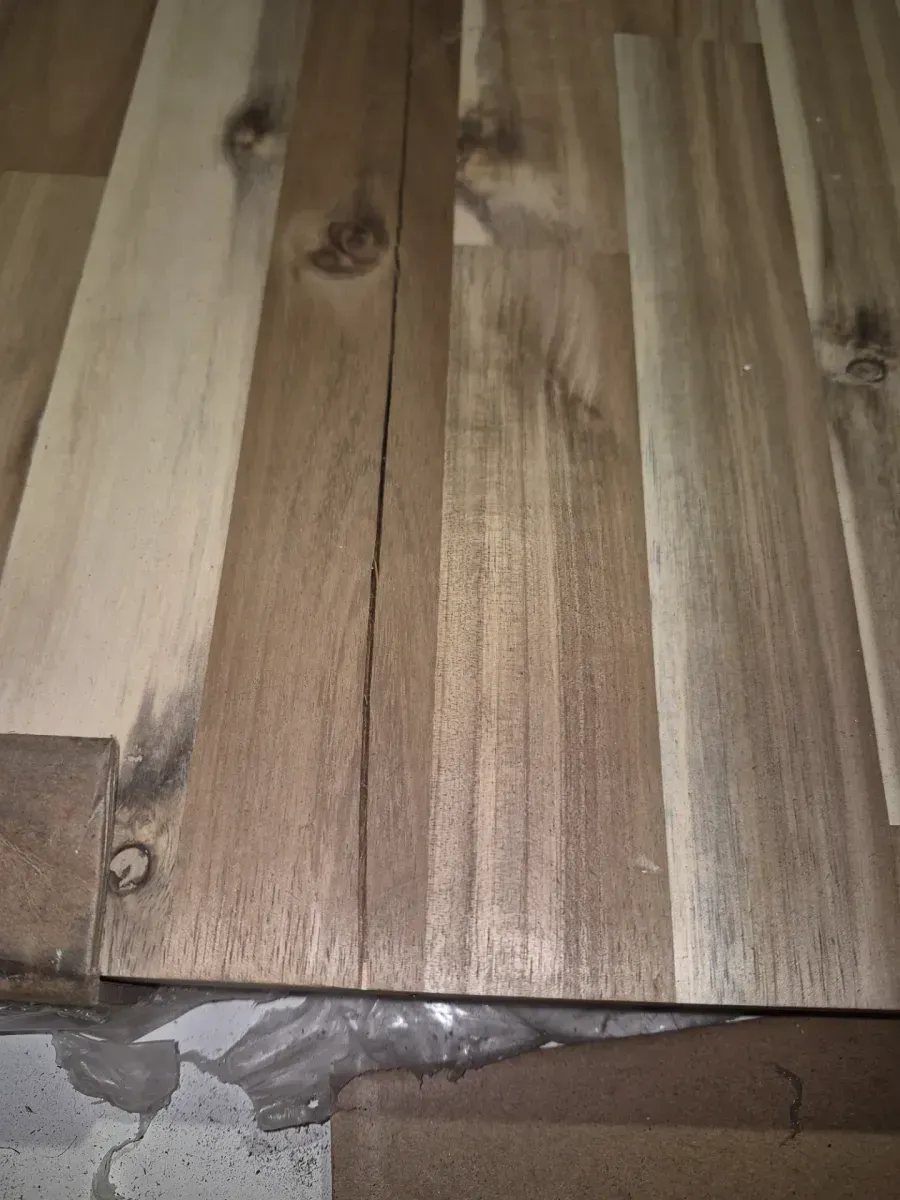 6 ft. L x 25 in. D Unfinished Hevea Solid Wood Butcher Block Countertop with Standard Edge - image 3