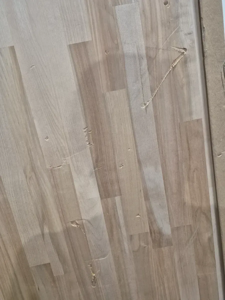 6 ft. L x 39 in. D Unfinished Hevea Butcher Block Countertop Island with Standard Edge - image 3