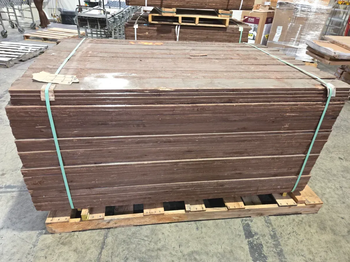 *** pallet of 396***3/4 in. x 5-1/2 in. x 6 ft. Prefinished Brown Douglas Fir Dog-Ear Wood Fence Picket - image 3