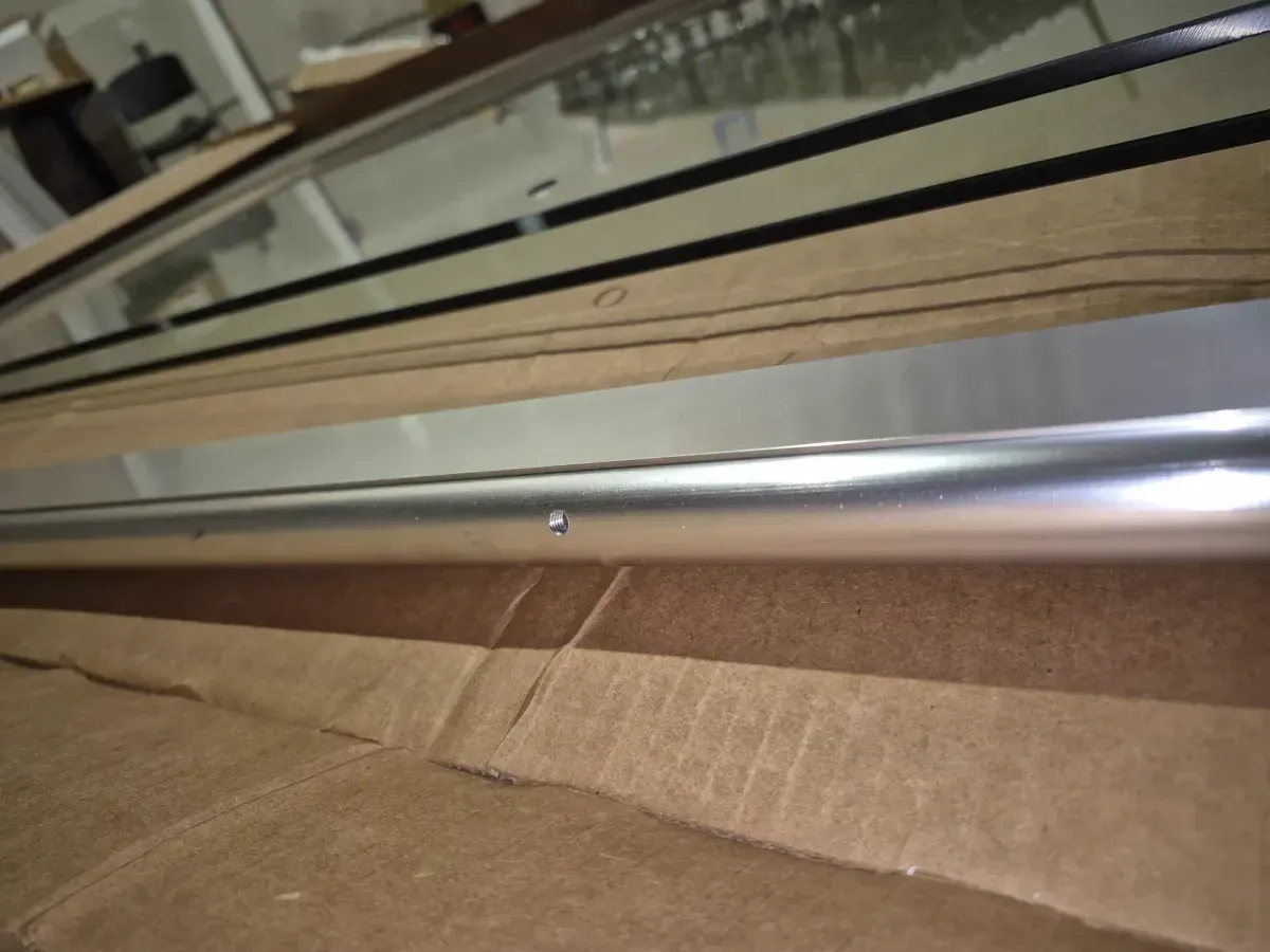 Cursiva 56-60 in. W x 78 in. H Sliding Frameless Shower Door in Bright Polished Silver with 5/16 in. Thick Clear Glass - image 4