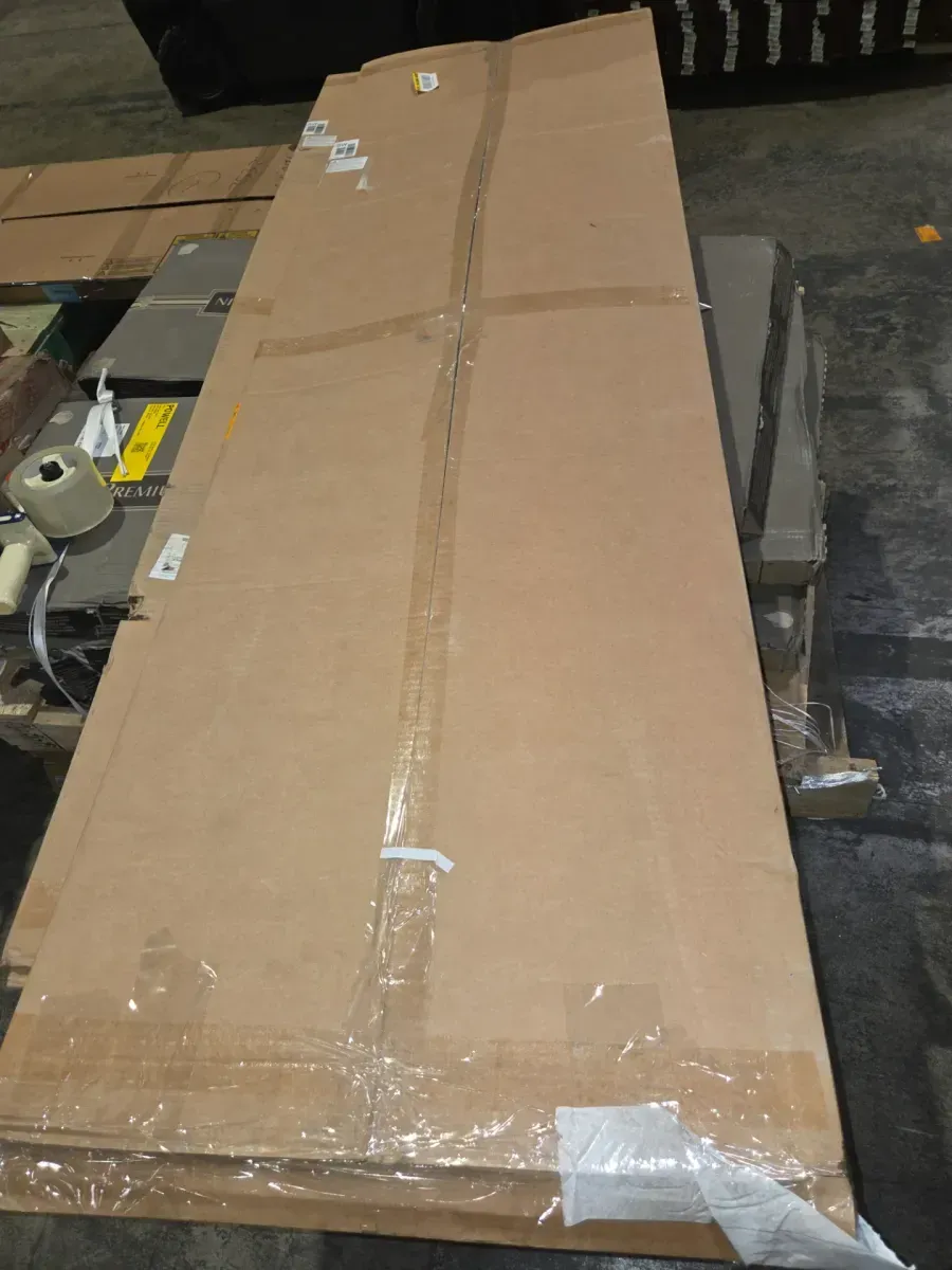 Hampton/Shaker 24 in. W x 84 in. H x 1.5 in. D Kitchen Cabinet Refrigerator End Panel Kit in Satin White - image 6