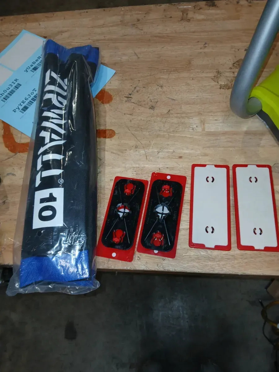 ZipWall 10 ft. Stainless Steel Dust Barrier Poles with 2-Adhesive Zippers and a Carry Bag Black (4-Pack) - image 2