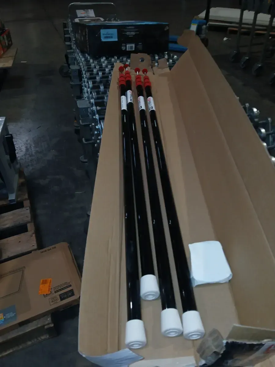 ZipWall 10 ft. Stainless Steel Dust Barrier Poles with 2-Adhesive Zippers and a Carry Bag Black (4-Pack) - image 3