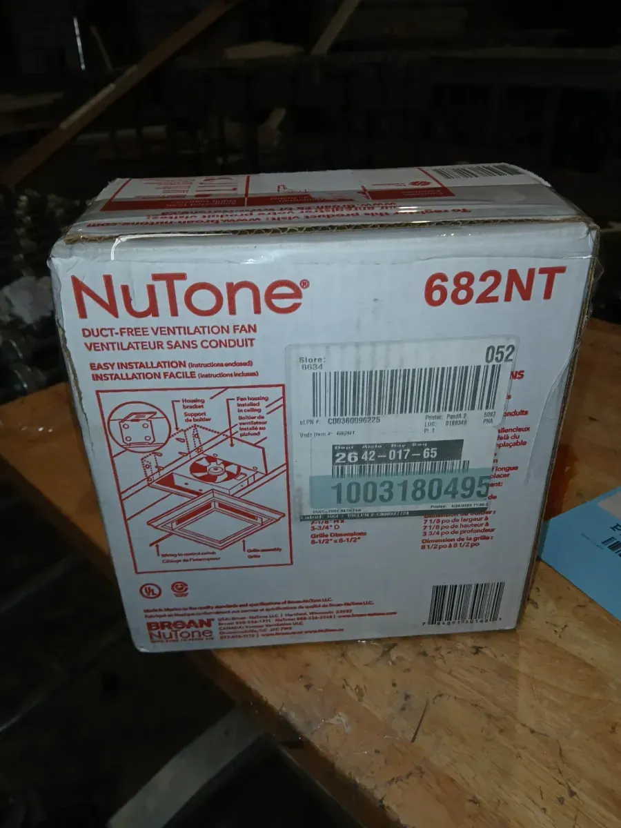 Duct Free Wall/Ceiling Mount Bathroom Exhaust Fan - image 5