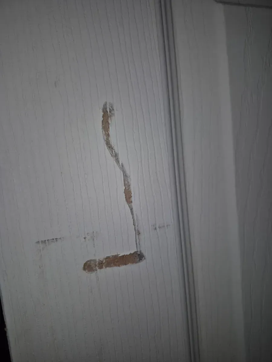 30 in. x 80 in. Utility 6-Panel Left Hand Outswing Primed Steel Prehung Front Exterior Door No Brickmold - image 2