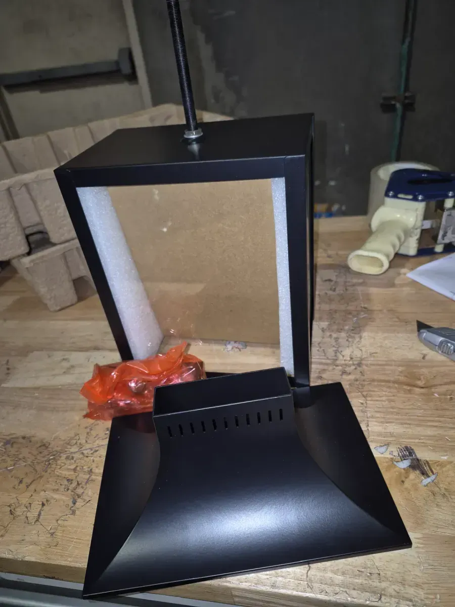 Emory Hills 13 in. 2-Light Matte Black Hardwired Outdoor Wall Light Lantern Sconce with No Bulbs Included - image 4