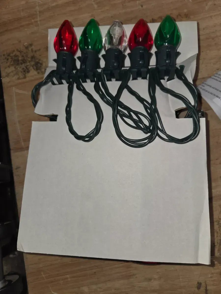 Home Holiday Accent Home Accents Holiday 24 Red, Green, and Warm White Steady Lit Super Bright C9 LED String Lights # 1010936948 # 24RT0732315RWG - image 1