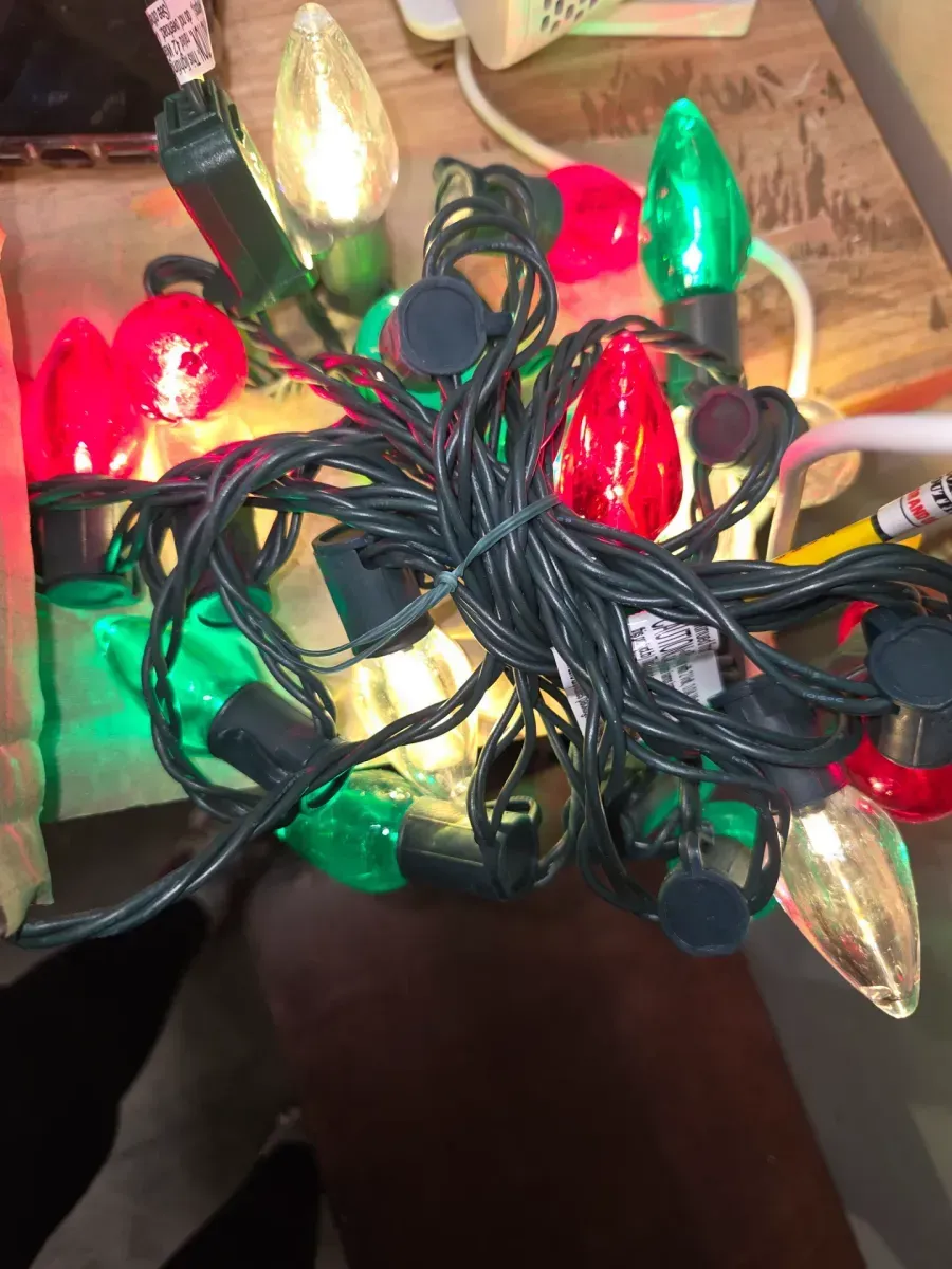 Home Holiday Accent Home Accents Holiday 24 Red, Green, and Warm White Steady Lit Super Bright C9 LED String Lights # 1010936948 # 24RT0732315RWG - image 3