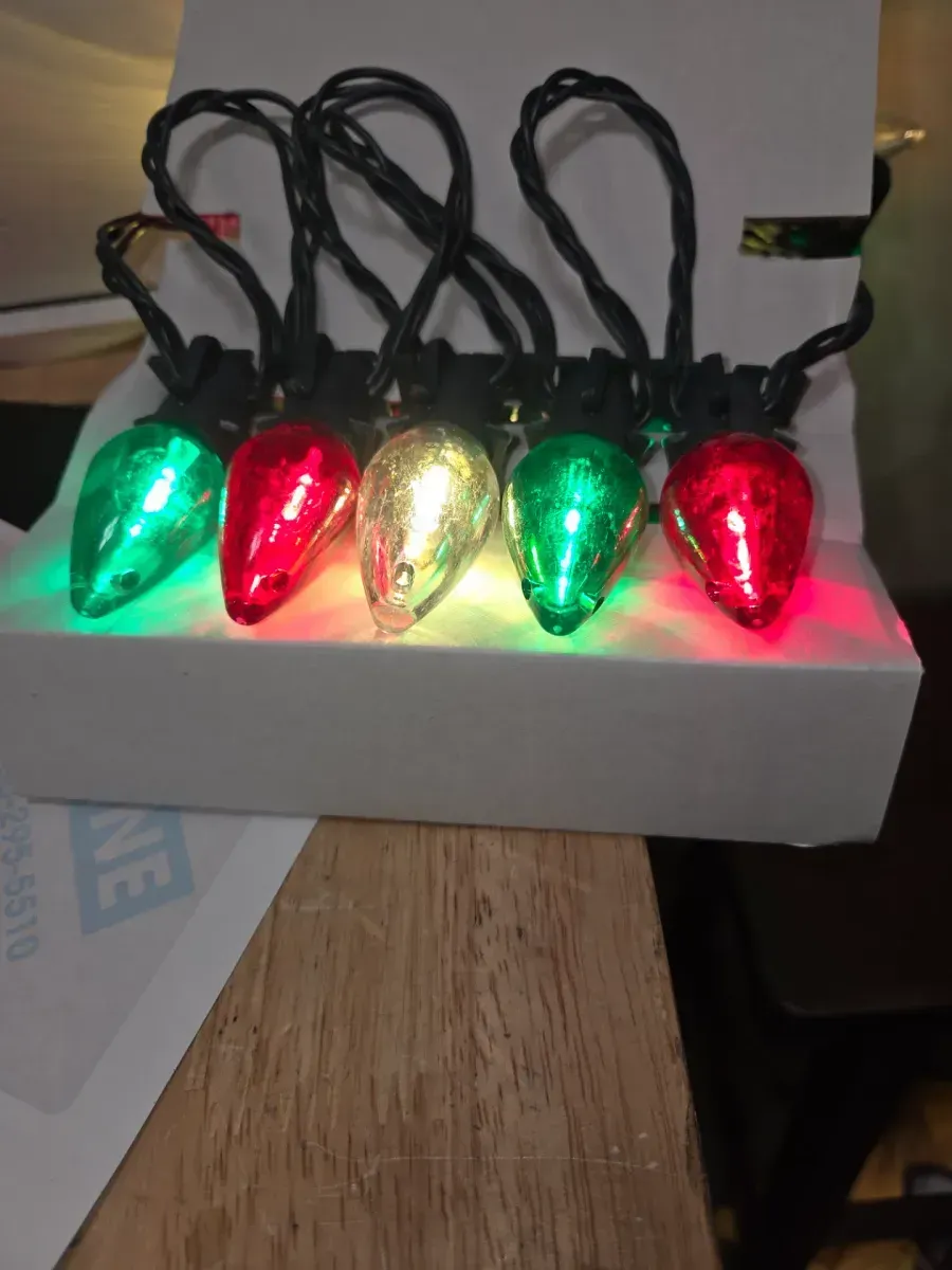 Home Holiday Accent Home Accents Holiday 24 Red, Green, and Warm White Steady Lit Super Bright C9 LED String Lights # 1010936948 # 24RT0732315RWG - image 4