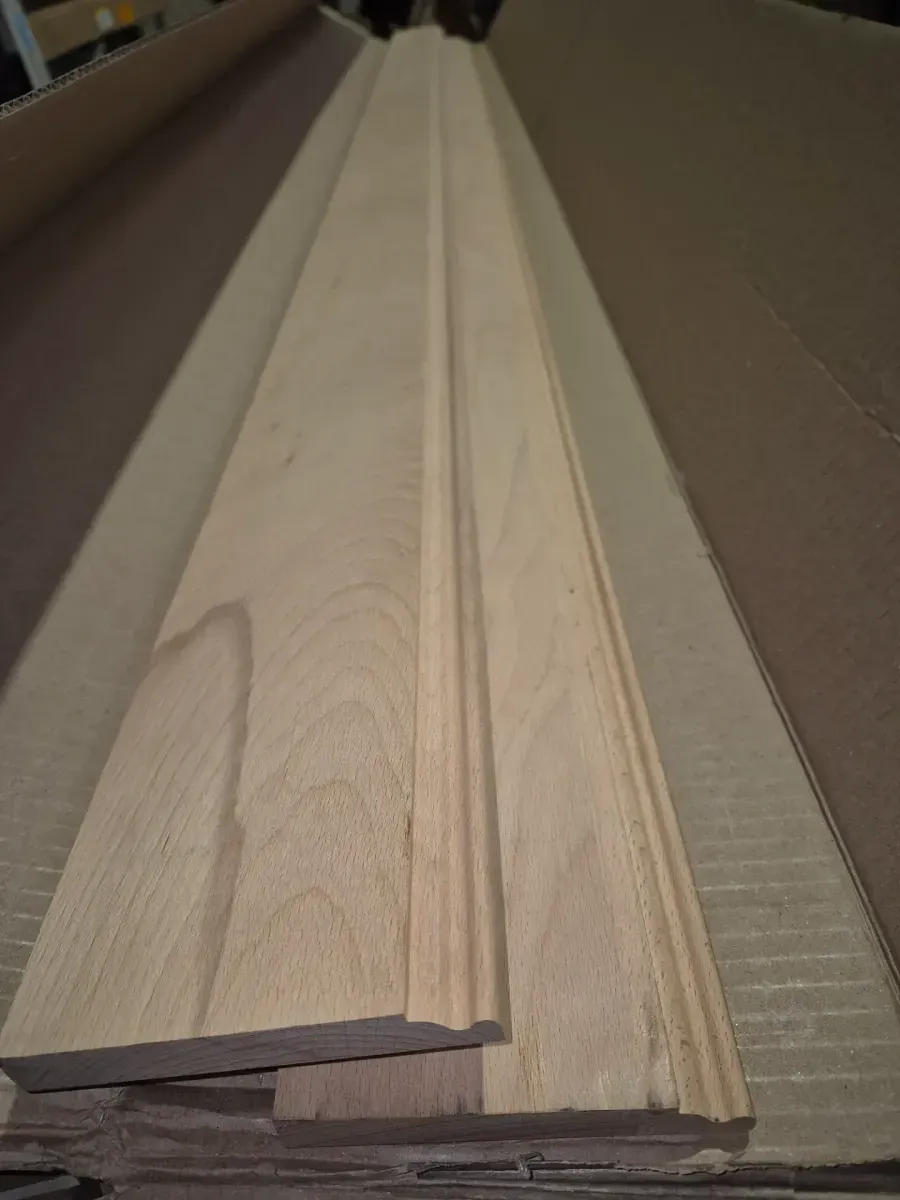 (Pack oh 2 )91.5 in. W x 4.5 in. H Base Moulding in Unfinished for CLICKREADY Technology - image 6