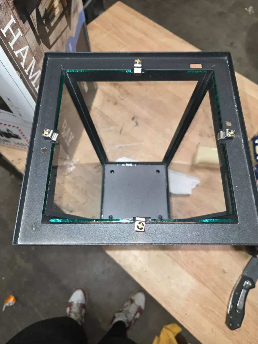 ***It's missing the base.***14in. H Black Outdoor Solar Post Light with Wall Sconce and Pier Base Mount - image 3