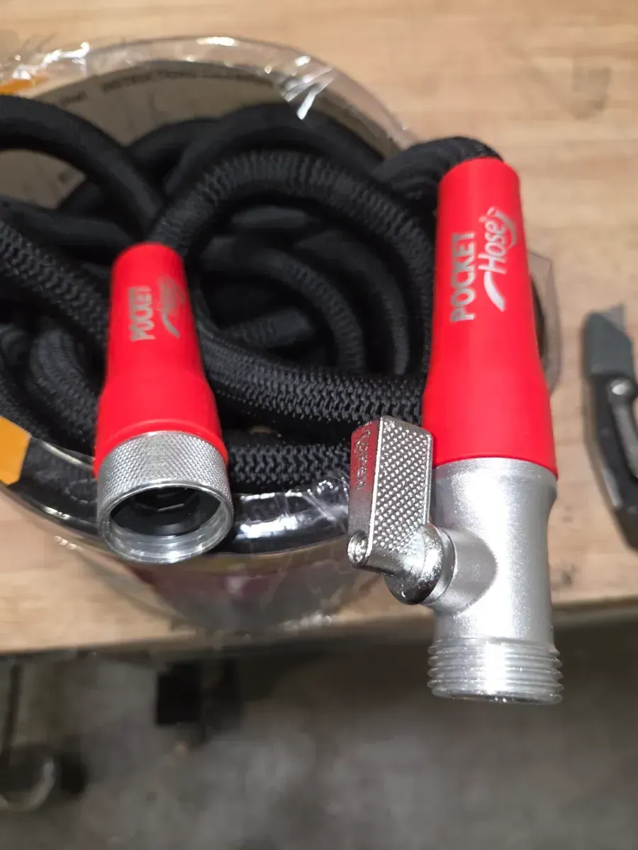 3/4 in. x 100 ft. Expandable Garden Hose with Turbo Shot Nozzle - image 2