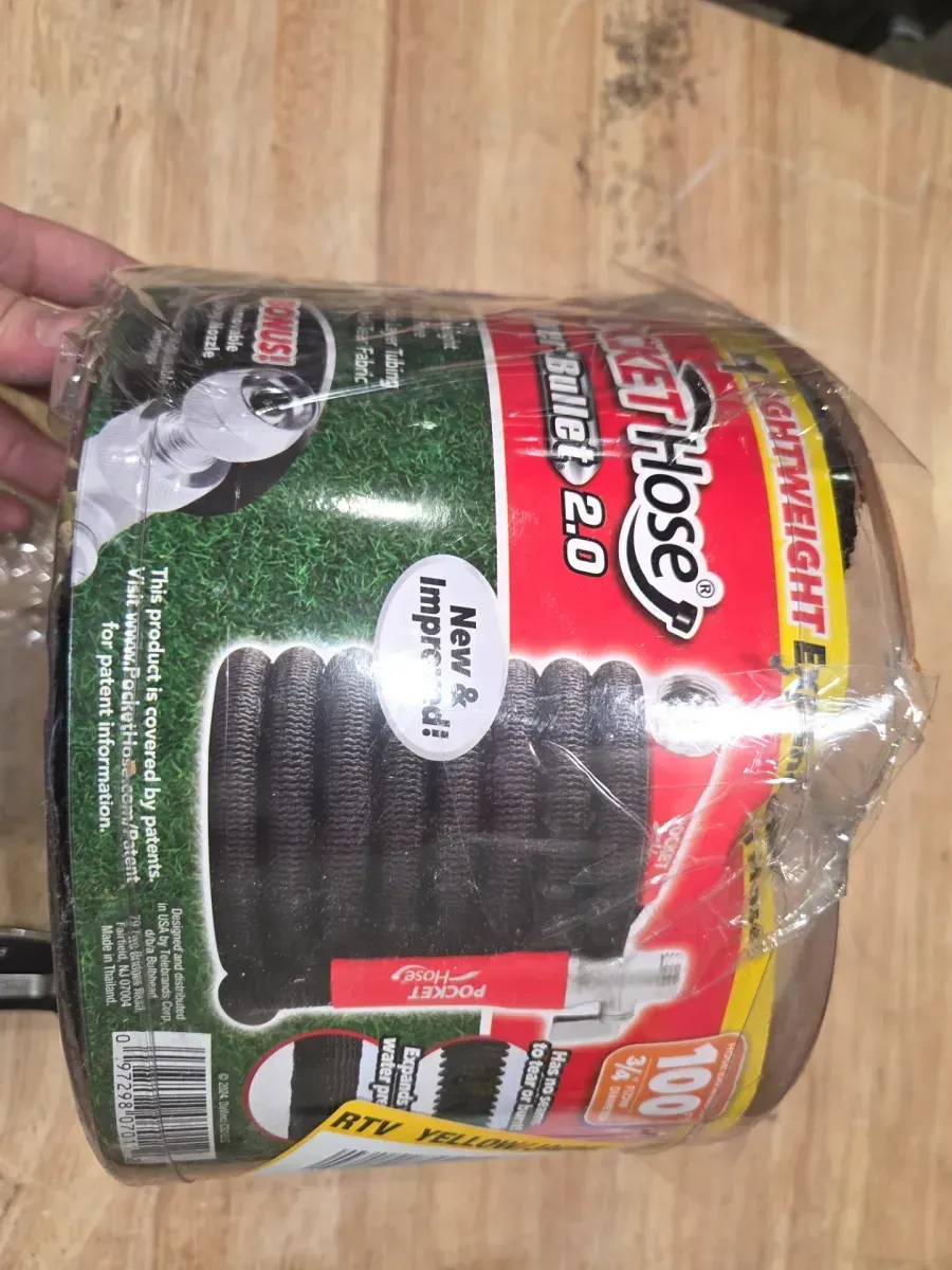 3/4 in. x 100 ft. Expandable Garden Hose with Turbo Shot Nozzle - image 4