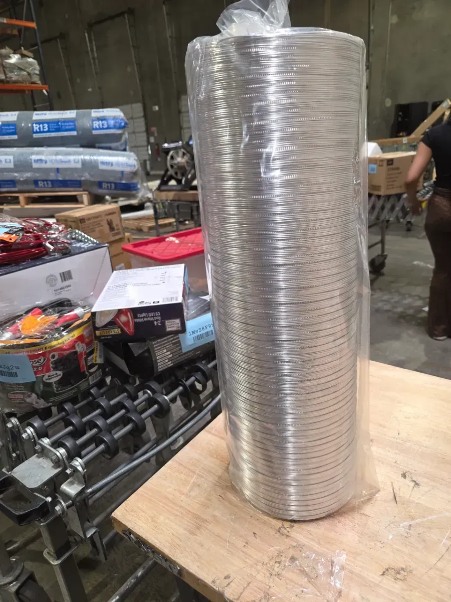 7 in. x 8 ft. Semi-Rigid Flexible Aluminum Duct - image 2