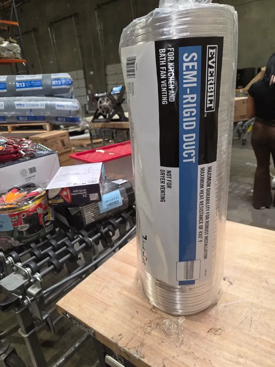 7 in. x 8 ft. Semi-Rigid Flexible Aluminum Duct - image 3